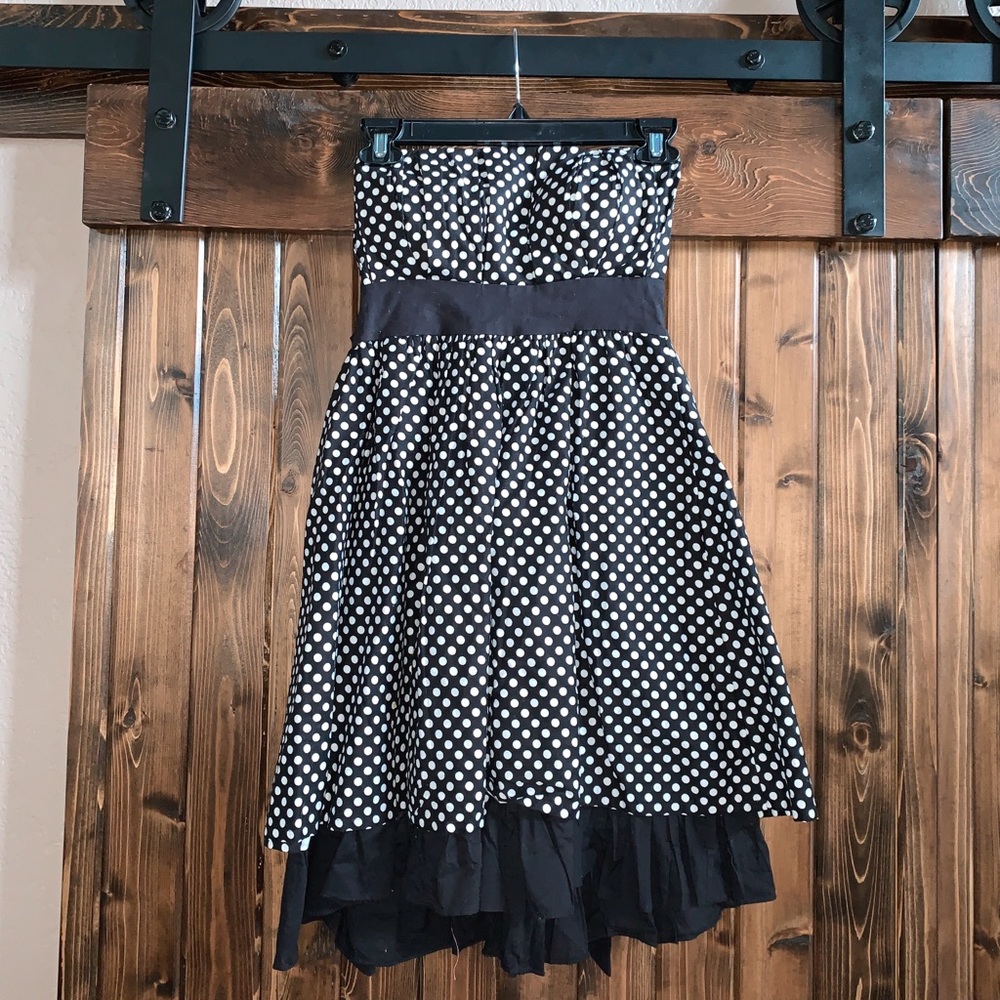 Strapless dress, size 4